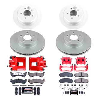 PowerStop® - Z23 Evolution Sport Plain Front and Rear Brake Kit with Calipers