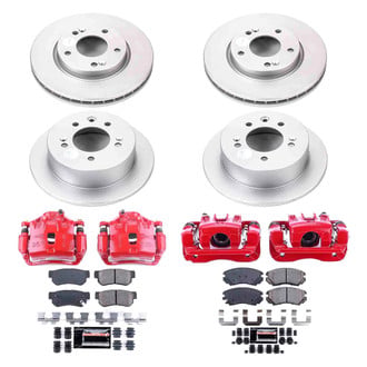 PowerStop® - Z23 Evolution Sport Plain Brake Kit with Calipers