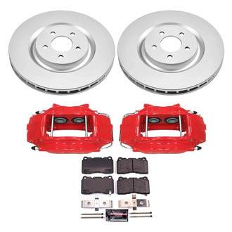 PowerStop® - Z23 Evolution Sport Plain Front Brake Kit with Calipers