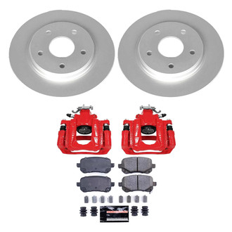 PowerStop® - Z23 Evolution Sport Plain Rear Brake Kit with Calipers