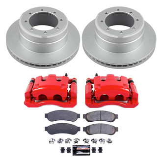 PowerStop® - Z23 Evolution Sport Plain Rear Brake Kit with Calipers