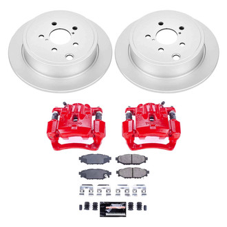 PowerStop® - Z23 Evolution Sport Plain Rear Brake Kit with Calipers