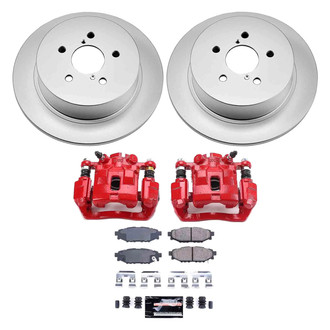 PowerStop® - Z23 Evolution Sport Plain Rear Brake Kit with Calipers