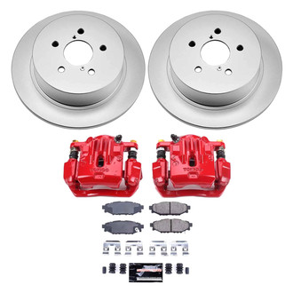 PowerStop® - Z23 Evolution Sport Plain Rear Brake Kit with Calipers