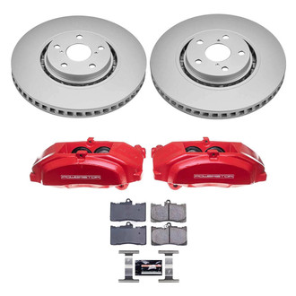 PowerStop® - Z23 Evolution Sport Plain Front Brake Kit with Calipers