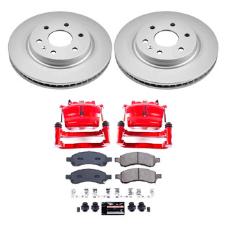 PowerStop® - Z23 Evolution Sport Plain Front Brake Kit with Calipers