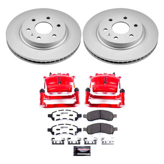 PowerStop® - Z36 Extreme Plain Front Brake Kit with Calipers