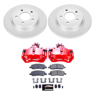 PowerStop® - Z23 Evolution Sport Plain Rear Brake Kit with Calipers