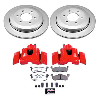 PowerStop® - Z36 Extreme Plain Rear Brake Kit with Calipers