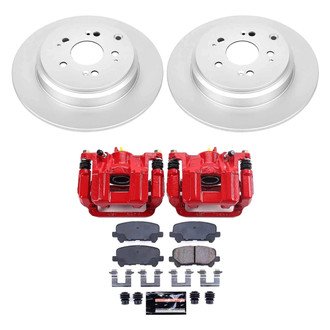 PowerStop® - Z23 Evolution Sport Plain Rear Brake Kit with Calipers