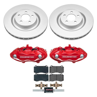 PowerStop® - Z23 Evolution Sport Plain Front Brake Kit with Calipers