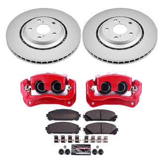 PowerStop® - Z23 Evolution Sport Plain Front Brake Kit with Calipers