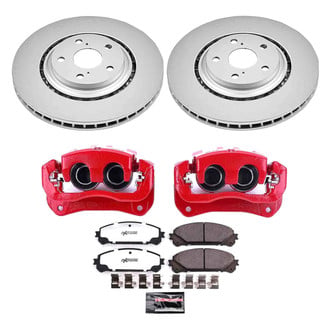 PowerStop® - Z36 Extreme Plain Front Brake Kit with Calipers