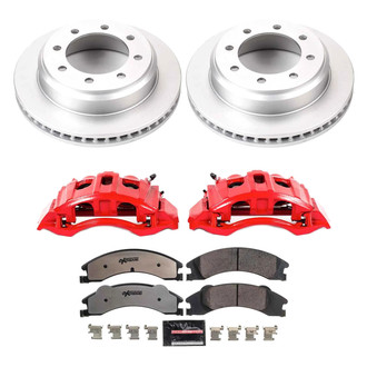 PowerStop® - Z36 Extreme Plain Rear Brake Kit with Calipers
