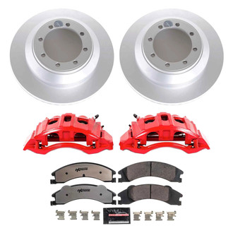 PowerStop® - Z36 Extreme Plain Rear Brake Kit with Calipers