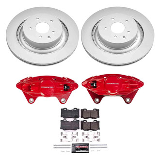 PowerStop® - Z23 Evolution Sport Plain Rear Brake Kit with Calipers