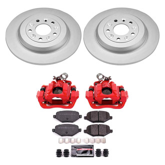 PowerStop® - Z23 Evolution Sport Plain Rear Brake Kit with Calipers