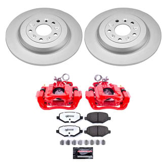 PowerStop® - Z36 Extreme Plain Rear Brake Kit with Calipers