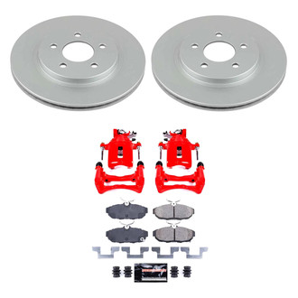 PowerStop® - Z23 Evolution Sport Plain Rear Brake Kit with Calipers