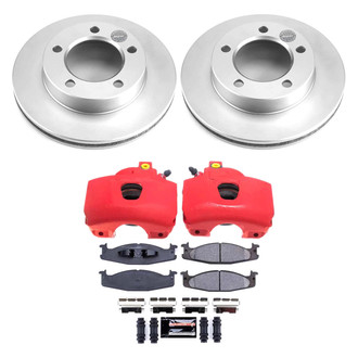 PowerStop® - Z23 Evolution Sport Plain Front Brake Kit with Calipers