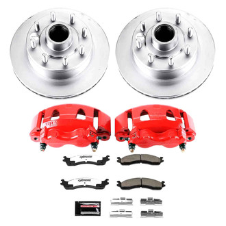 PowerStop® - Z36 Extreme Plain Front Brake Kit with Calipers