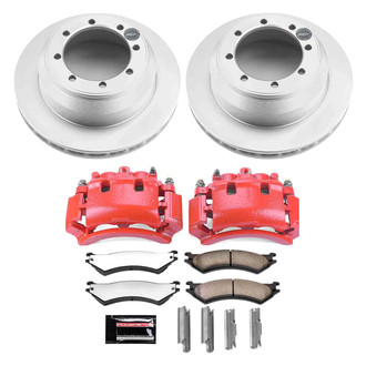 PowerStop® - Z36 Extreme Plain Rear Brake Kit with Calipers