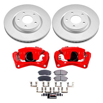 PowerStop® - Z23 Evolution Sport Plain Front Brake Kit with Calipers
