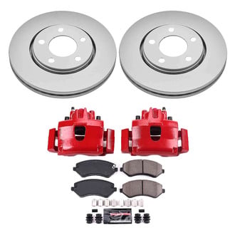 PowerStop® - Z23 Evolution Sport Plain Front Brake Kit with Calipers