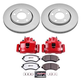 PowerStop® - Z36 Extreme Plain Front Brake Kit with Calipers