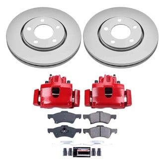 PowerStop® - Z23 Evolution Sport Plain Front Brake Kit with Calipers