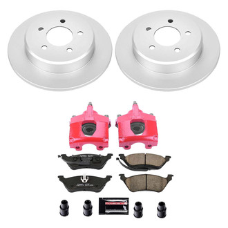 PowerStop® - Z23 Evolution Sport Plain Rear Brake Kit with Calipers