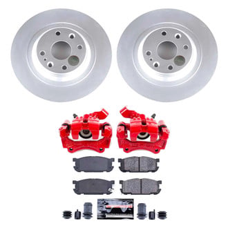 PowerStop® - Z23 Evolution Sport Plain Rear Brake Kit with Calipers