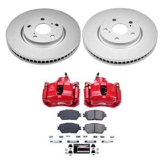 PowerStop® - Z23 Evolution Sport Plain Front Brake Kit with Calipers