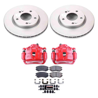 PowerStop® - Z23 Evolution Sport Plain Front Brake Kit with Calipers