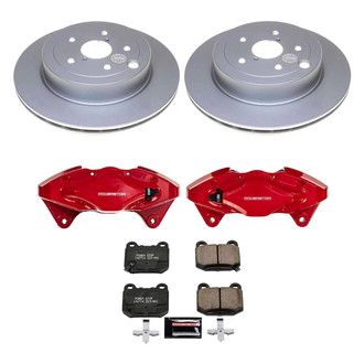 PowerStop® - Z23 Evolution Sport Plain Rear Brake Kit with Calipers