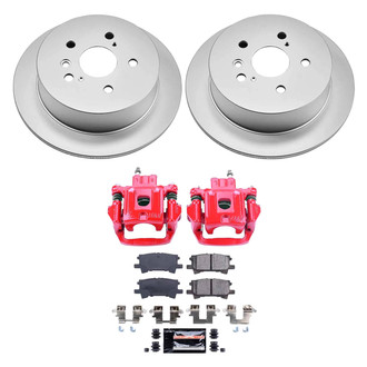 PowerStop® - Z23 Evolution Sport Plain Rear Brake Kit with Calipers