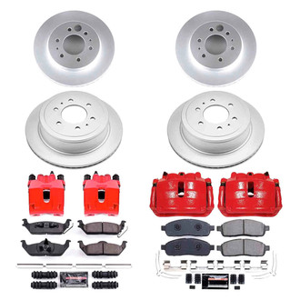 PowerStop® - Z23 Evolution Sport Plain Front and Rear Brake Kit with Calipers