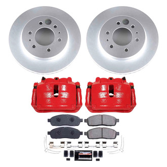 PowerStop® - Z23 Evolution Sport Plain Front Brake Kit with Calipers