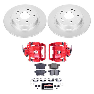 PowerStop® - Z23 Evolution Sport Plain Rear Brake Kit with Calipers