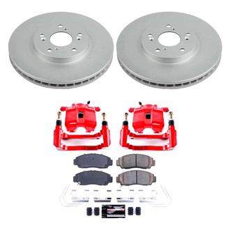 PowerStop® - Z23 Evolution Sport Plain Front Brake Kit with Calipers