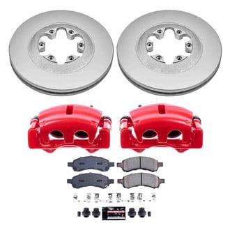 PowerStop® - Z23 Evolution Sport Plain Front Brake Kit with Calipers