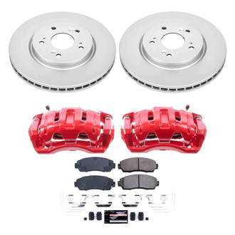 PowerStop® - Z23 Evolution Sport Plain Front Brake Kit with Calipers