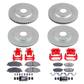 PowerStop® - Z23 Evolution Sport Plain Front and Rear Brake Kit with Calipers