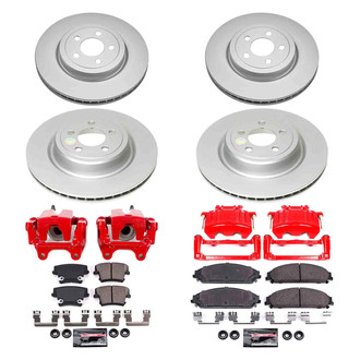 PowerStop® - Z23 Evolution Sport Plain Front and Rear Brake Kit with Calipers