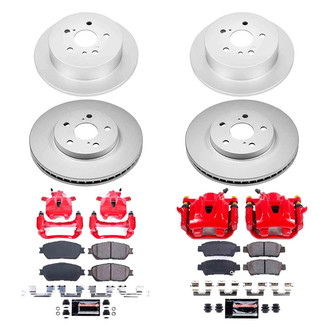 PowerStop® - Z23 Evolution Sport Plain Front and Rear Brake Kit with Calipers