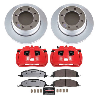 PowerStop® - Z36 Extreme Plain Rear Brake Kit with Calipers
