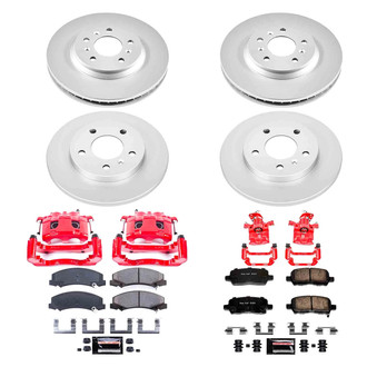 PowerStop® - Z23 Evolution Sport Plain Front and Rear Brake Kit with Calipers