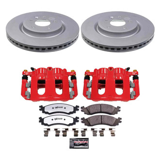PowerStop® - Z36 Extreme Plain Front Brake Kit with Calipers
