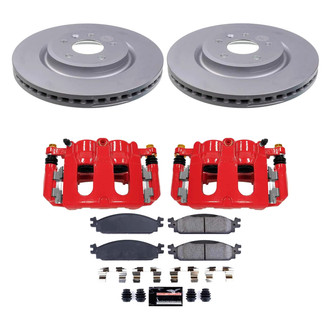 PowerStop® - Z23 Evolution Sport Plain Front Brake Kit with Calipers