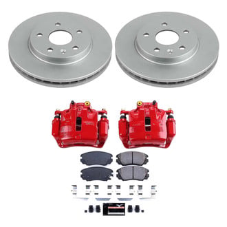 PowerStop® - Z23 Evolution Sport Plain Front Brake Kit with Calipers